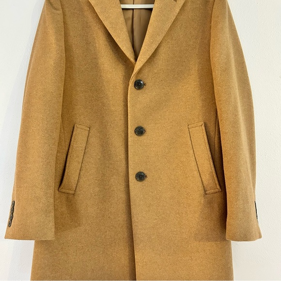 Calvin Klein Men’s Wool-Blend Overcoat - Picture 4 of 10